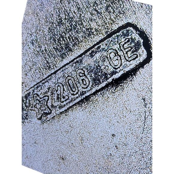 Electroplated Gold on 800 Silver Filigree Panel Bracelet Red White Accents 7.25" - Picture 15 of 15